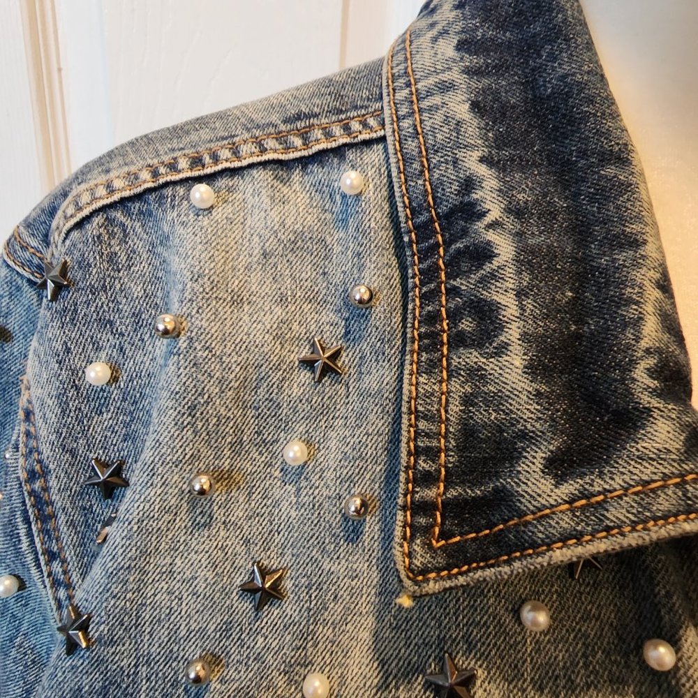 Distressed Jean Jacket - image 3